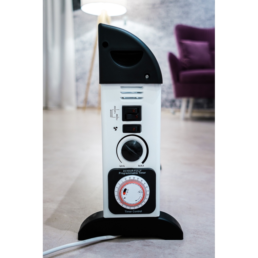 Brilagi - Електрически конвекторен нагревател 750/1250/2000W таймер/термостат