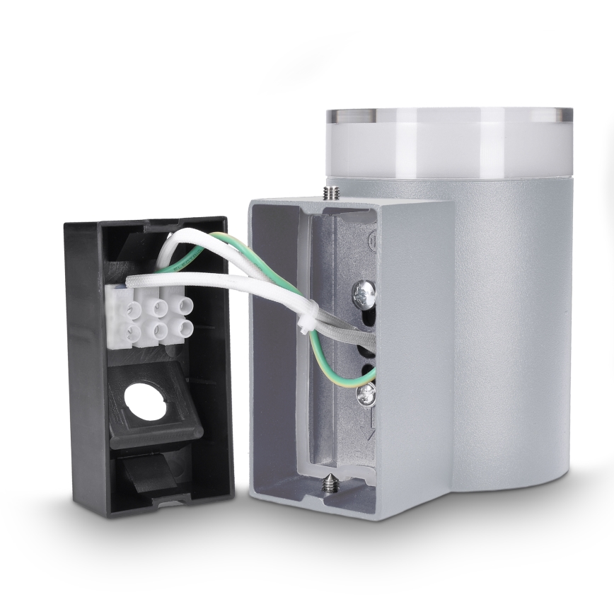 Brilagi - Екстериорен аплик MATERA 1xGU10/30W/230V сив IP54