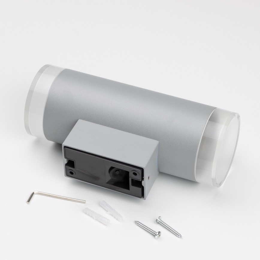 Brilagi - Екстериорен аплик MATERA 2xGU10/30W/230V сив IP54