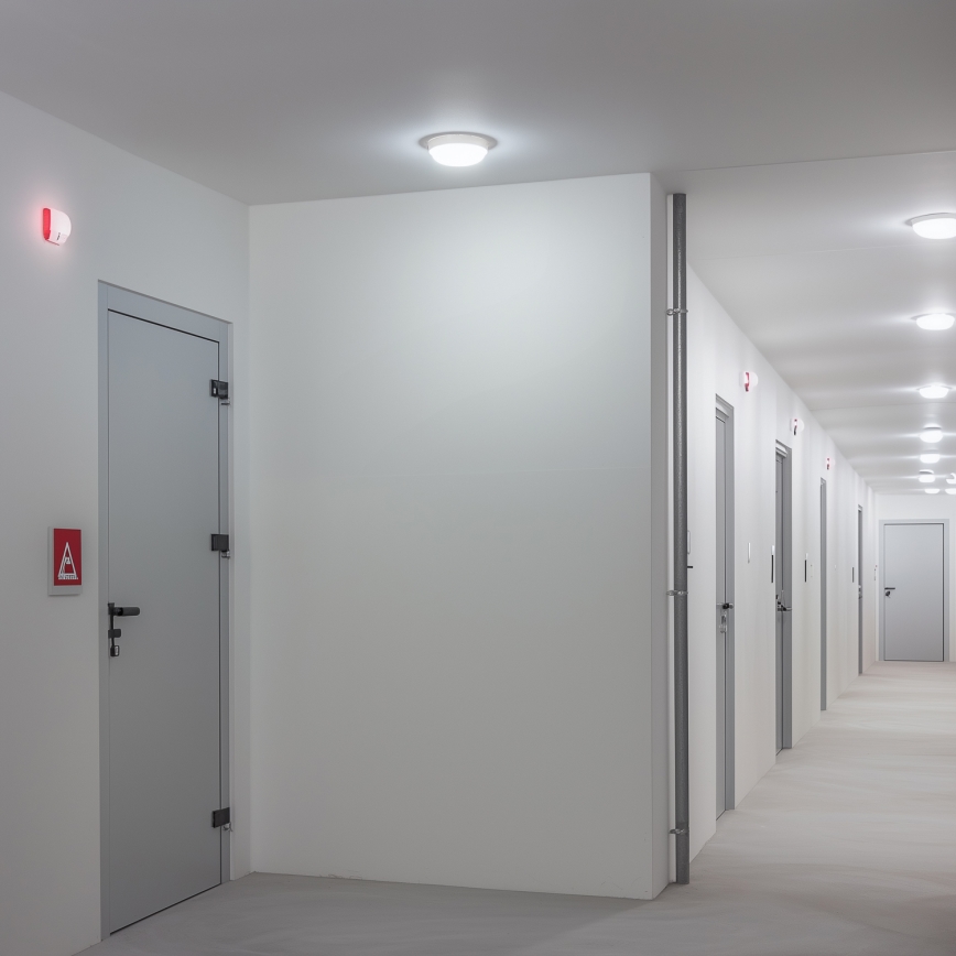Brilagi - Екстериорна LED лампа за таван LED/13W/230V Ø 17 см IP54