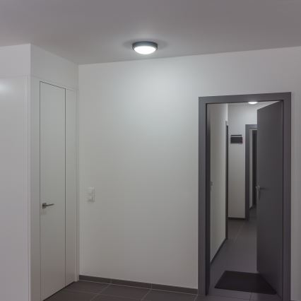 Brilagi - Екстериорна LED лампа за таван LED/20W/230V Ø 23 см IP54 антрацит