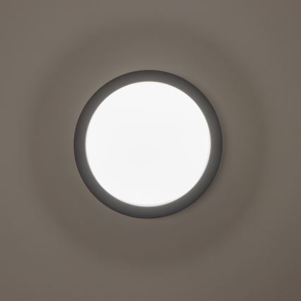 Brilagi - Екстериорна LED лампа за таван LED/20W/230V Ø 23 см IP54 антрацит