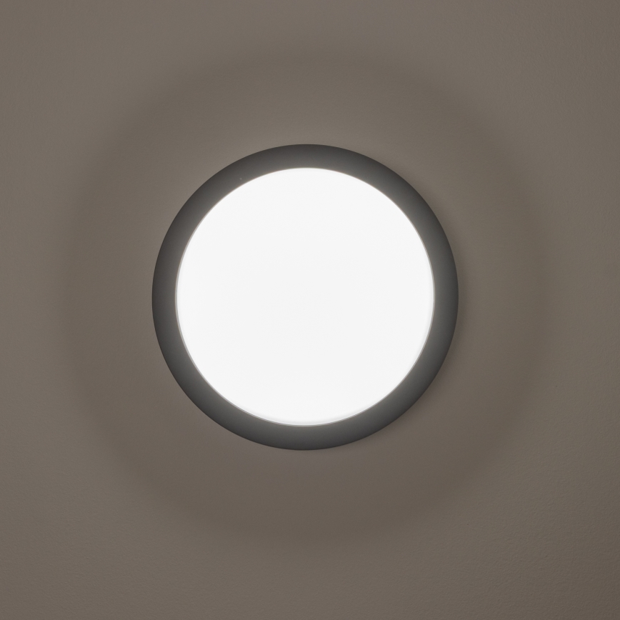 Brilagi - Екстериорна LED лампа за таван LED/20W/230V Ø 23 см IP54 антрацит
