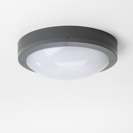 Brilagi - Екстериорна LED лампа за таван LED/20W/230V Ø 23 см IP54 антрацит