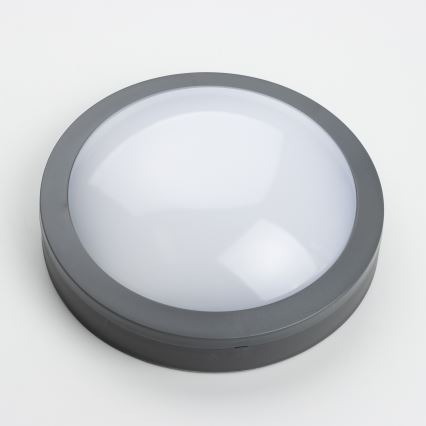 Brilagi - Екстериорна LED лампа за таван LED/20W/230V Ø 23 см IP54 антрацит