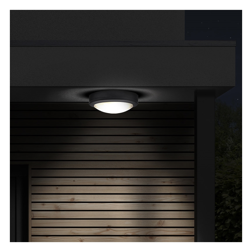 Brilagi - Екстериорна LED лампа за таван LED/20W/230V Ø 23 см IP54 антрацит