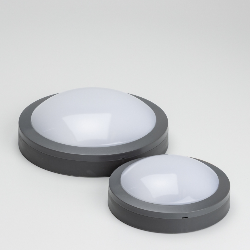 Brilagi - Екстериорна LED лампа за таван LED/20W/230V Ø 23 см IP54 антрацит