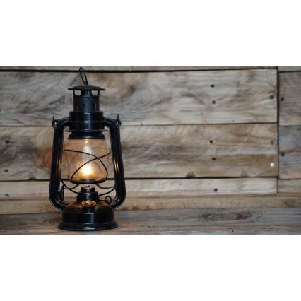 Brilagi - Газова лампа LANTERN 24,5 см черна