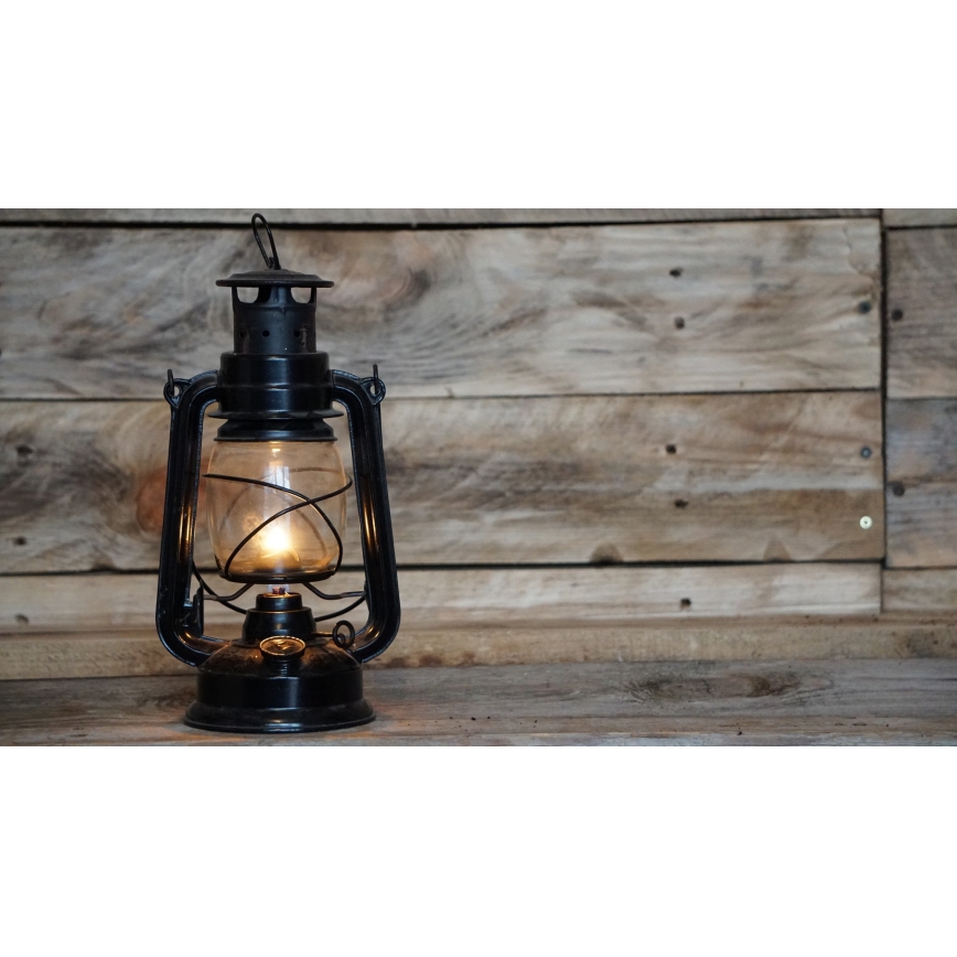 Brilagi - Газова лампа LANTERN 24,5 см черна