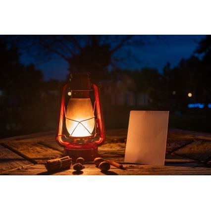 Brilagi - Газова лампа LANTERN 31 см червен