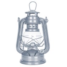 Brilagi - Газова лампа LANTERN 19 см сребриста