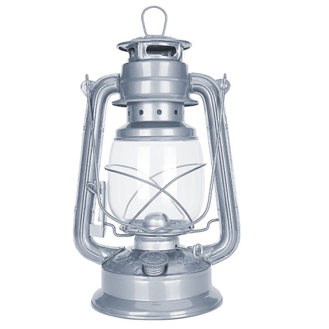 Brilagi - Газова лампа LANTERN 28 см сребрист