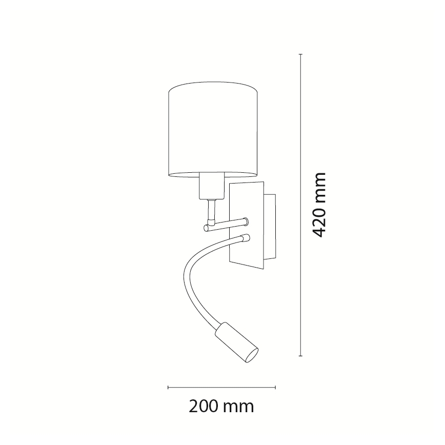 Brilagi - LED детска гъвкава стенна лампа BOBO 1xE27/25W/230V + LED/3W матов хром/бяла/с животински мотиви