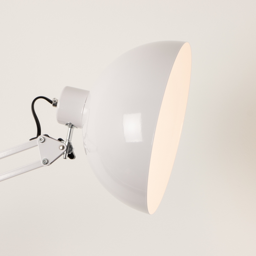 BRILAGI - Гъвкава подова лампа TASKER 1xE27/60W/230V 157 cm бяла