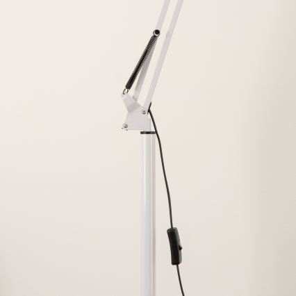 BRILAGI - Гъвкава подова лампа TASKER 1xE27/60W/230V 157 cm бяла