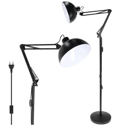 Brilagi - Гъвкава подова лампа TASKER 1xE27/60W/230V 157 cm черна