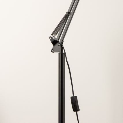 Brilagi - Гъвкава подова лампа TASKER 1xE27/60W/230V 184 см черна