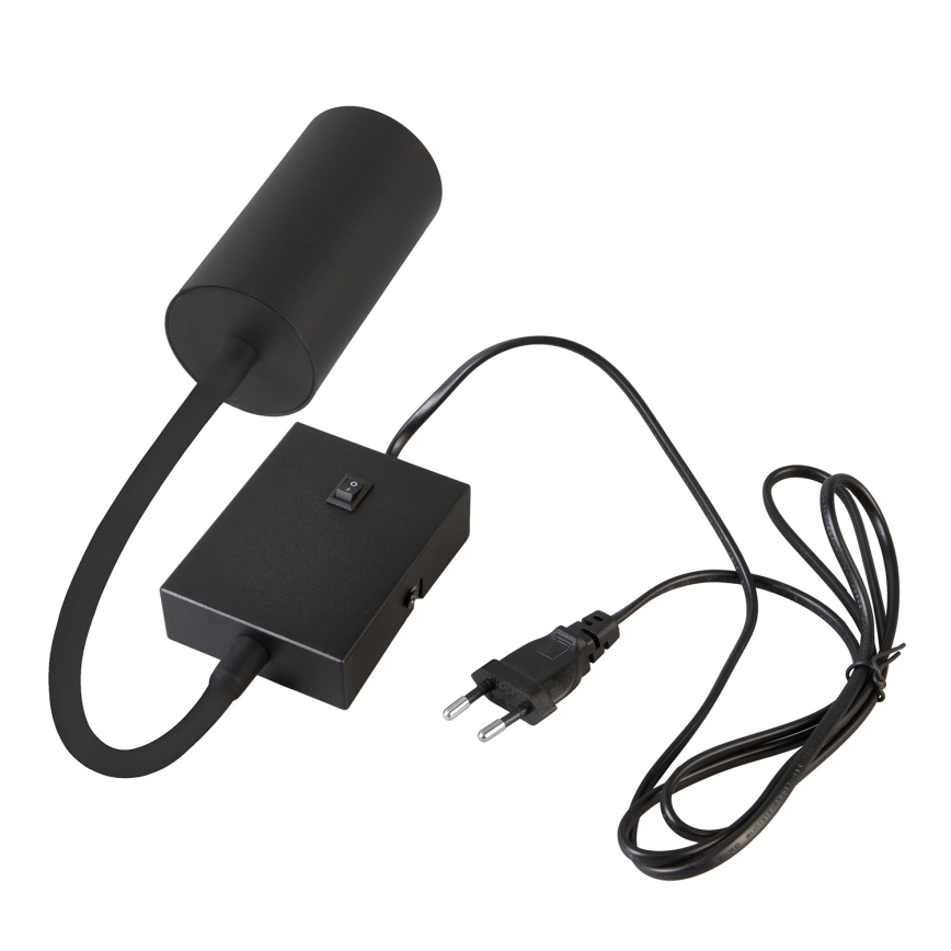 BRILAGI - Гъвкава стенна лампа с ключ SELE 1xGU10/30W/230V черна