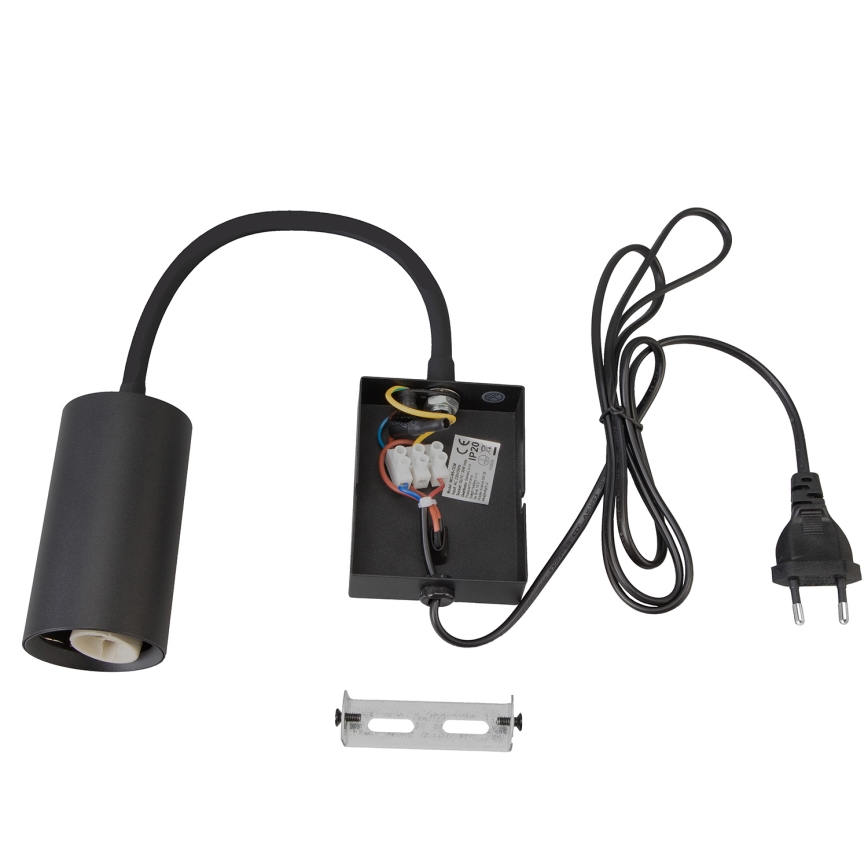 BRILAGI - Гъвкава стенна лампа с ключ SELE 1xGU10/30W/230V черна