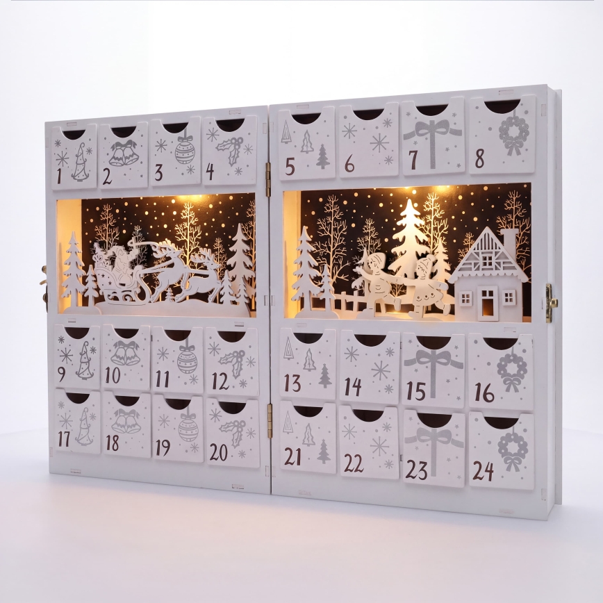 BRILAGI - LED Адвентен календар LED/2xAA