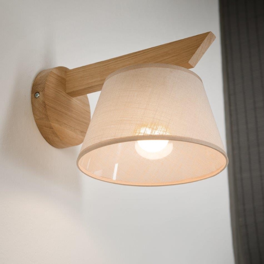 Brilagi - LED  Аплик ANTHONY 1xE14/40W/230V дъб/бежов