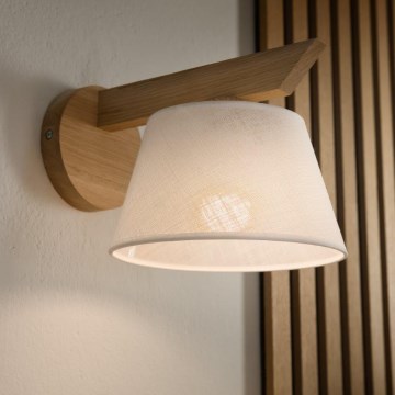 Brilagi - LED  Аплик ANTHONY 1xE14/40W/230V дъб/бял