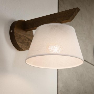 Brilagi - LED  Аплик ANTHONY 1xE14/40W/230V дъб/бял