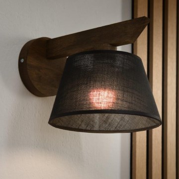 Brilagi - LED  Аплик ANTHONY 1xE14/40W/230V дъб/черен