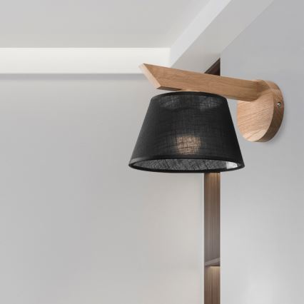 Brilagi - LED  Аплик ANTHONY 1xE14/40W/230V дъб/черен