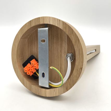 Brilagi - LED  Аплик ANTHONY 1xE14/40W/230V дъб/черен