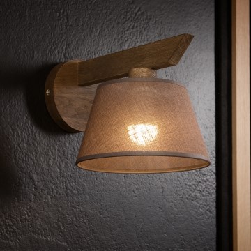 Brilagi - LED  Аплик ANTHONY 1xE14/40W/230V дъб/кафяв