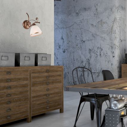 Brilagi - LED аплик ANTICO 1xE27/60W/230V бронзова патина