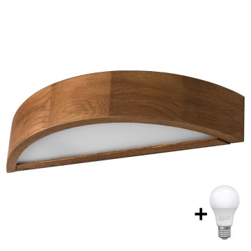 Brilagi - LED аплик CARVALHO 1xE27/60W/230V дъб череша
