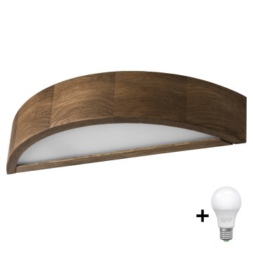 Brilagi - LED Аплик CARVALHO 1xE27/60W/230V дъб