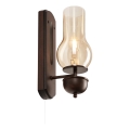 Brilagi - LED Аплик COTTAGE 1xE14/40W/230V бук/кафяв