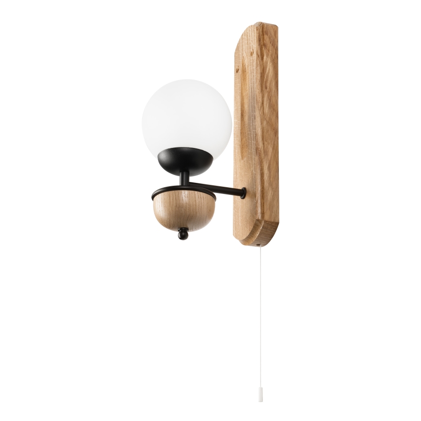 Brilagi - LED Аплик COTTAGE 1xG9/40W/230V дъб/бял