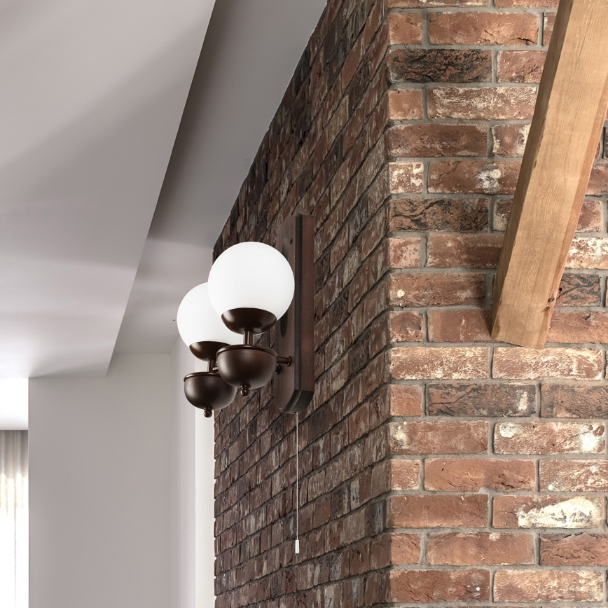 Brilagi - LED Аплик COTTAGE 2xG9/40W/230V бук/бял