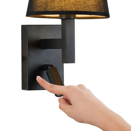 Brilagi - LED Аплик DEYA 1xE14/40W/230V + LED/3W черен