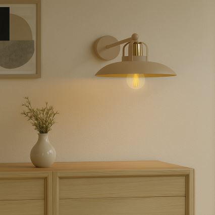 Brilagi - LED Аплик FLAMENGO 1xE27/60W/230V бежов