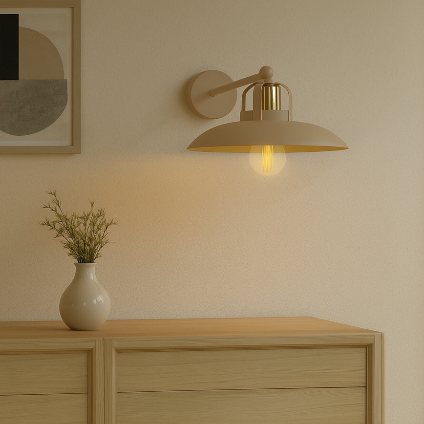 Brilagi - LED Аплик FLAMENGO 1xE27/60W/230V бежов