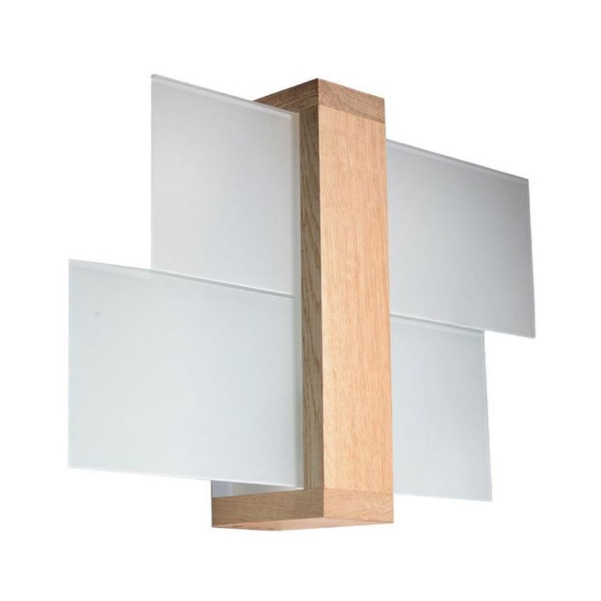 Brilagi -  LED аплик HERA 1xE27/7,5W/230V дърво