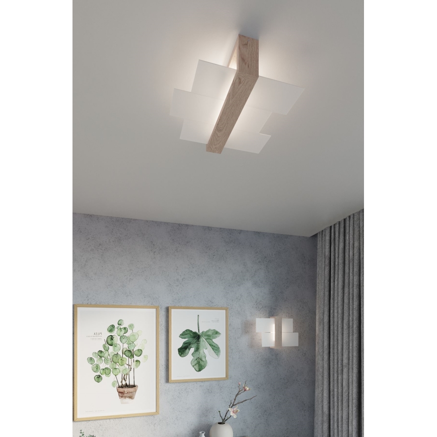 Brilagi -  LED аплик HERA 1xE27/7,5W/230V дърво