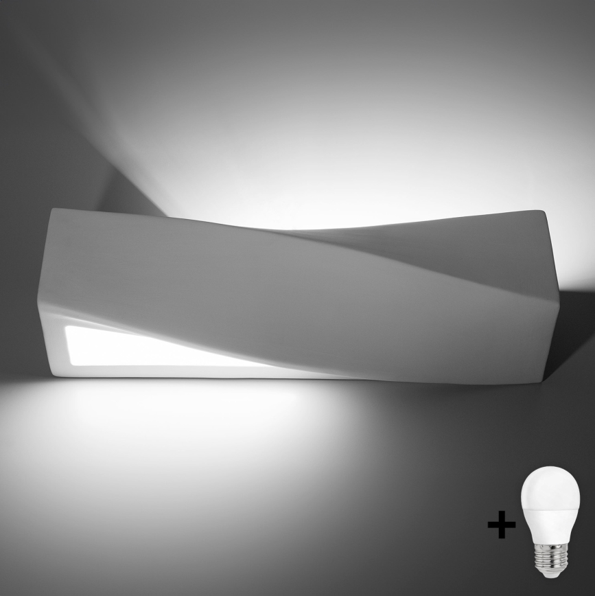 Brilagi -  LED аплик KERRY 1xE27/7,5W/230V керамика/бял