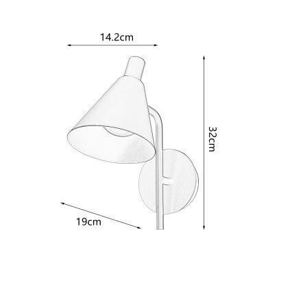 Brilagi - LED Аплик LUCERA LED/3W/230V кафяв