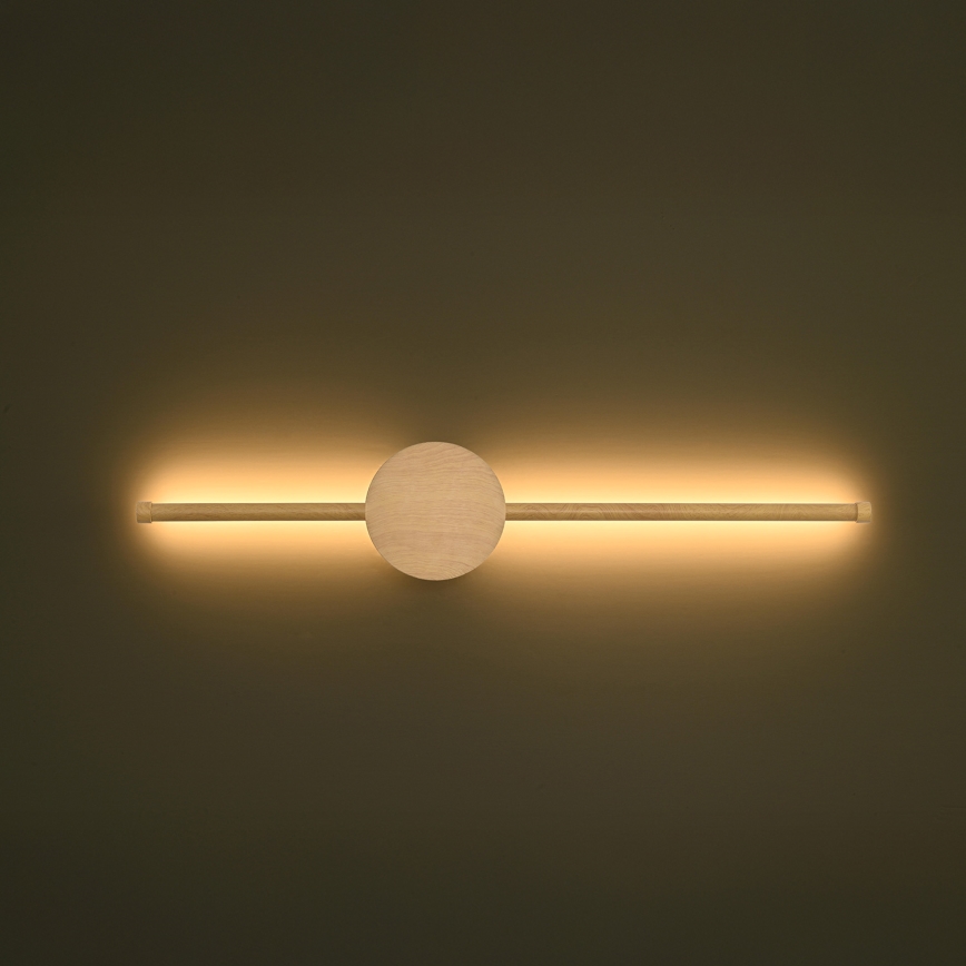 Brilagi - LED Аплик LUGO DUE LED/9W/230V дъбов декор