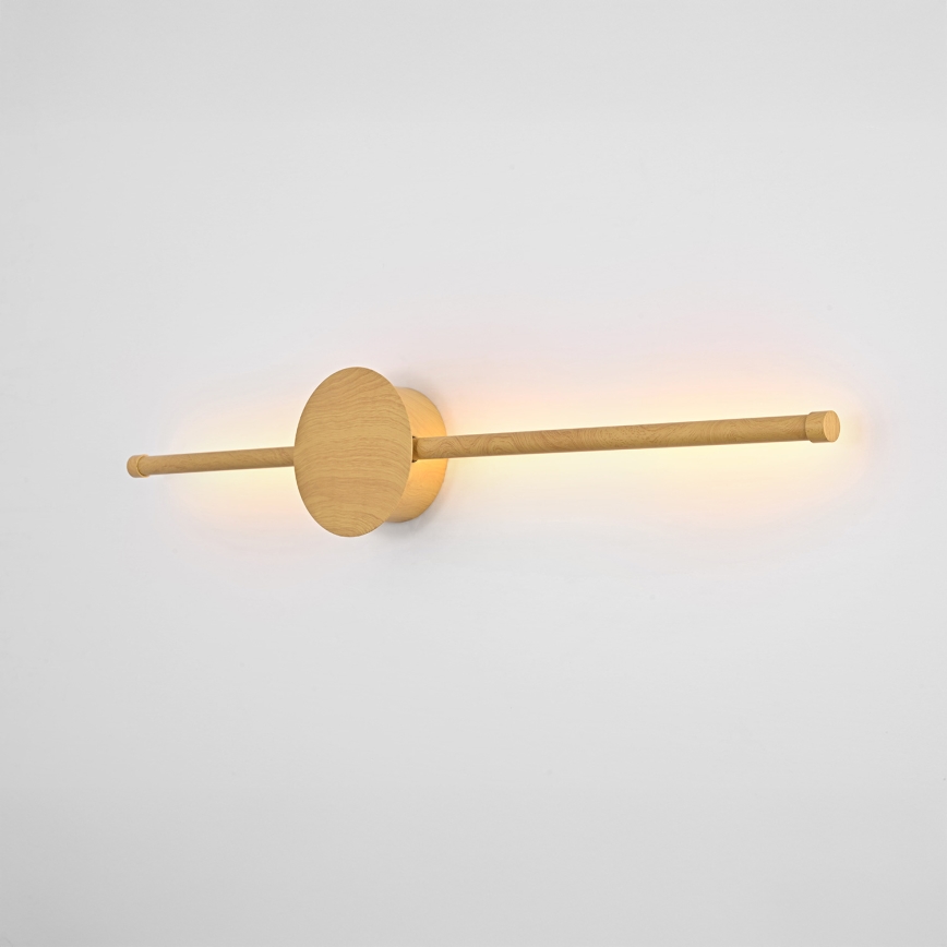 Brilagi - LED Аплик LUGO DUE LED/9W/230V дъбов декор