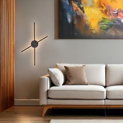 Brilagi - LED Аплик LUGO QUATTRO LED/16W/230V черен