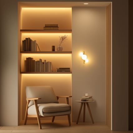 Brilagi - LED Аплик MILLA 3xG9/3W/230V златист/бял