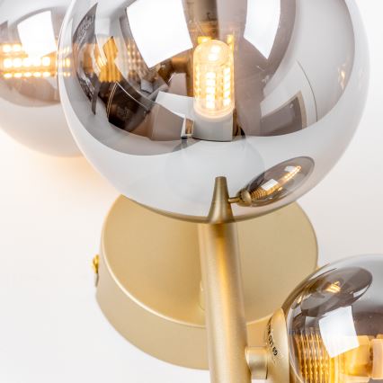 Brilagi - LED Аплик MILLA 3xG9/3W/230V златист/опушен