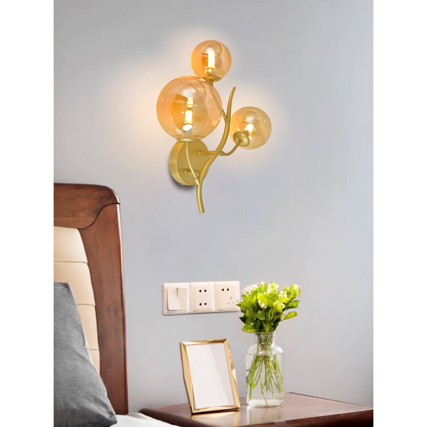 Brilagi - LED аплик MISTEL 3xG9/3W/230V златист